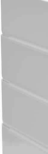 TRU RED Side-Load Stackable Plastic Letter Tray, White