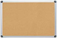 Office Depot Aluminum-Framed Cork Bulletin Board, 24" x 36"