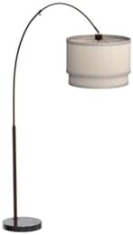 Brightech Mason Arc Floor Lamp - Modern Corner Standing Lamp with Unique Hang...