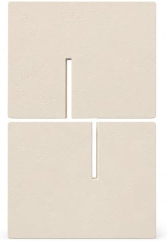 Faux Travertine Resin Book Stand, Large Open Book Holder Stand for Display &a...