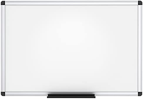 VIZ-PRO Dry Erase Board, 36 x 24 Inches, 2 Pack, Wall Mounted Whiteboard