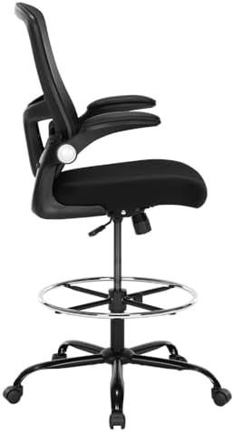 Ergonomic Drafting Chair – Tall Office Chair for Standing Desk, Adjustable He...