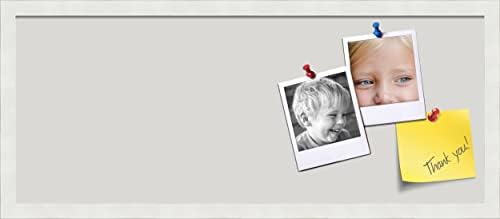 PinPix 30x12 inch Cork Bulletin Board. This Decorative Framed Pin Board Comes...