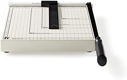 Nedis PACU110A4 Paper Cutting Guillotine Machine | A4 Size | Metal Blade