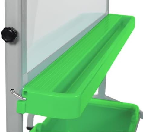 Luxor MB3040WBIN Classroom Dry Erase Whiteboard and Chart Stand with Storage ...
