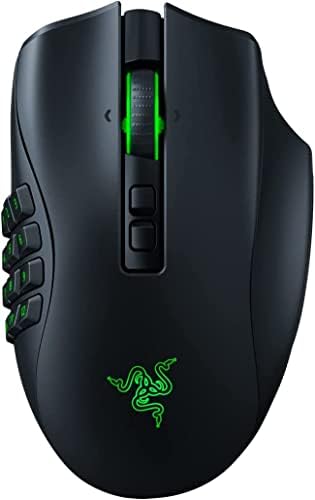 Razer Naga Pro Wireless Gaming Mouse: Interchangeable Side Plate w/ 2, 6, 12 ...