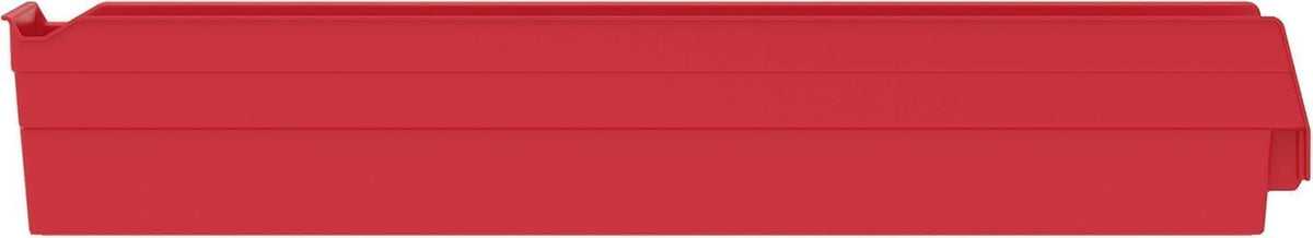 Akro-Mils 30124 Heavy Duty Plastic Shelf Bins, 24"x 4"x 4", Re...