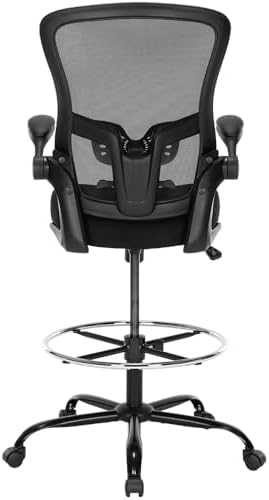 Ergonomic Drafting Chair – Tall Office Chair for Standing Desk, Adjustable He...