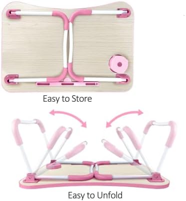 Laptop Desk Foldable Bed Table, Portable Lap Desk Laptop Bed Tray Table with ...