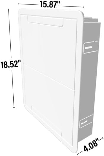 Legrand - OnQ Cable Management, In-Wall Media Box, Dual Purpose Structured Wi...