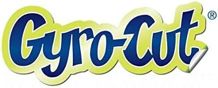Genuine Gyro-Cut® Starter Set - Cutting Tool with Sticky Mat Adhesive - Rotat...