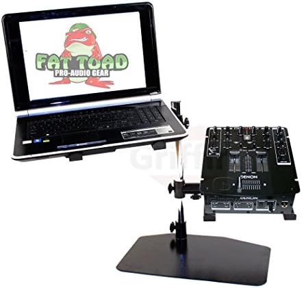 Fat Toad Double DJ Laptop Stand (Table-Top PRO Edition) – 2 Tier Portable PC ...
