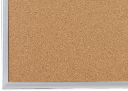 Staples Cork Bulletin Board, 3x2 Feet, Oak Frame, Self-Healing