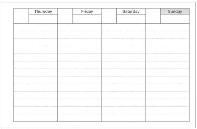 MARK'STYLE Undated Weekly Planner A6, 2-Pack – 58-Week Horizontal Pocket ...