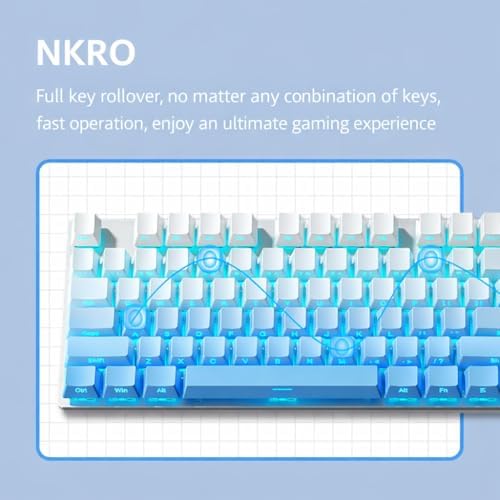 HP GK400F Wired Mechanical Gaming Keyboard, for Desktop & Laptop (Blue)