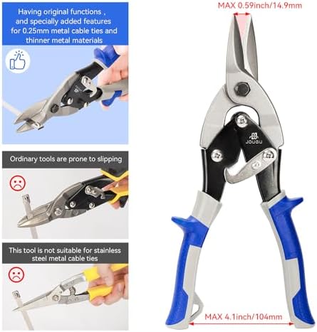 Metal Zip Ties Cutter Stainless Steel Cable Tie Gun Kit Assortment With 150pc...