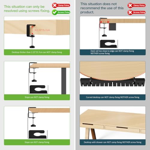 KEEGH Under Desk Cable Management Tray 48 in, Large Cord Hider, Black