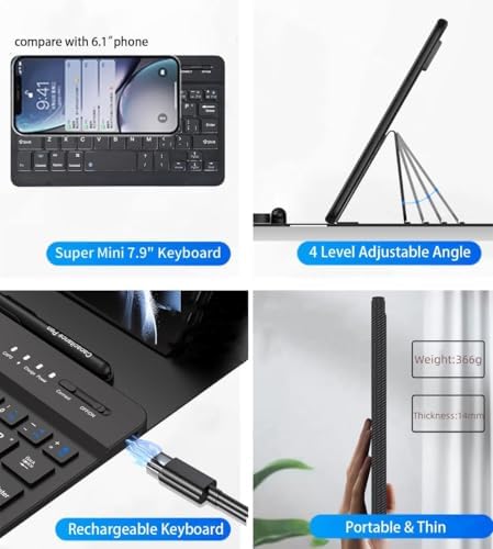 4-in-1 Wireless Keyboard Case for Google Pixel 10 9 11 Pro Fold