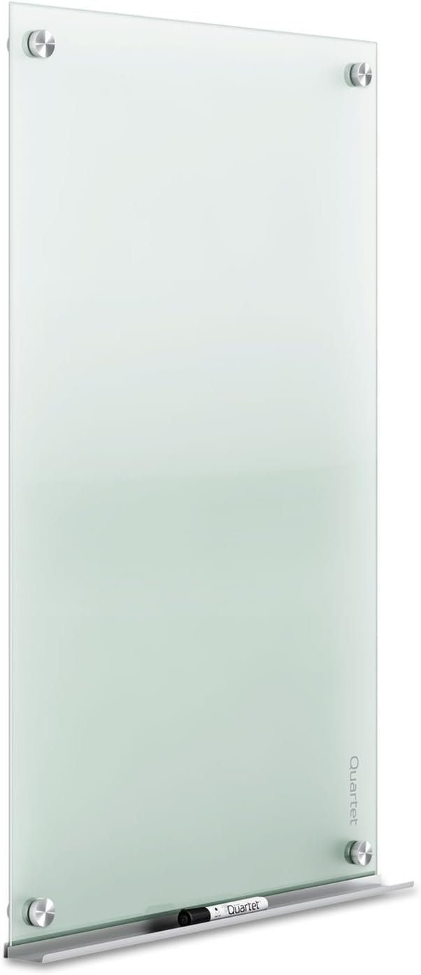 Quartet Whiteboard, Glass Dry Erase Board, Non-Magnetic, 36"W x 24"...
