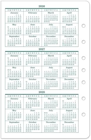 FranklinCovey - Original Two Page Per Day Ring-Bound Planner (Oct 2026 - Sep ...