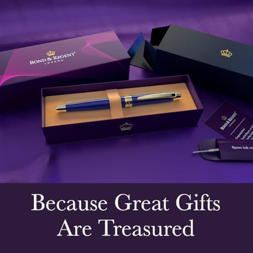 Bond & Regent 24 Karat Gold Luxury Rollerball Pen - Fancy Executive Profe...