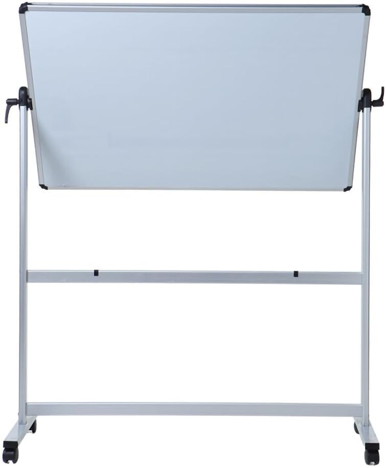 VIZ-PRO Double-Sided Magnetic Mobile Whiteboard, 60" x 36"
