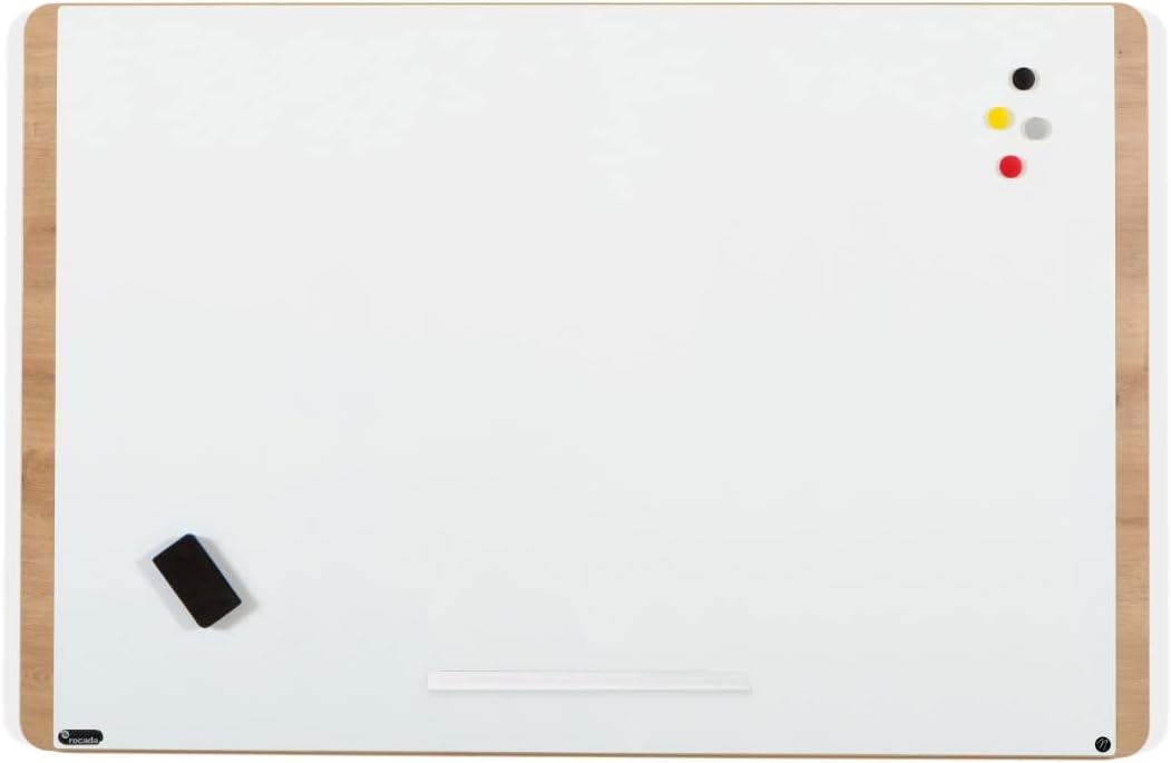 Rocada Natural | Whiteboard | White Board Wooden Frame | Dry Wipe Board