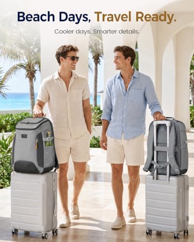 MATEIN HER Cooler Backpack for Women with Hook-and-Loop Top Lid for Beach