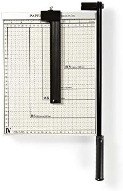 Nedis PACU110A4 Paper Cutting Guillotine Machine | A4 Size | Metal Blade