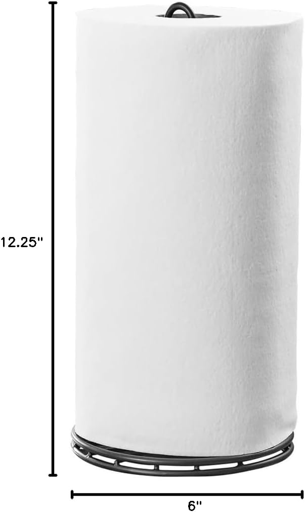 Spectrum Yumi Vertical Paper Towel Holder Stand for Kitchen Counter & Din...