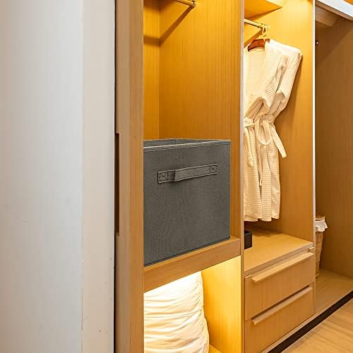 EBIGIC storage bins collapsible storage bins,cube storage organizer (Pack of ...