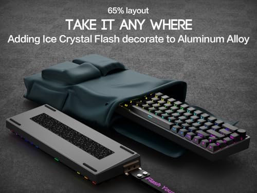 BOYI 66Pro-Flash Aluminum Magnetic Switch Gaming Keyboard,TMR/HE Keyboard Gam...
