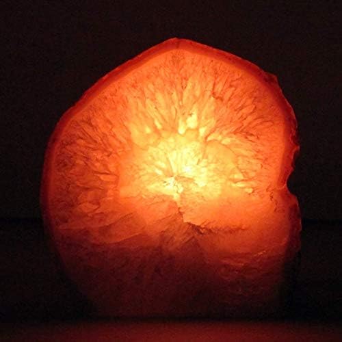 AMOYSTONE Large Blue Agate Candle Stand Patio Lanai Outdoor Dining Base