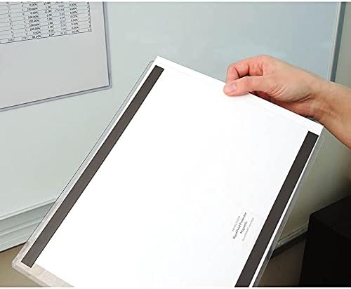 STORE SMART - Magnetic Frames - Rigid Plastic - 50-Pack - 8 1/2" x 11&qu...