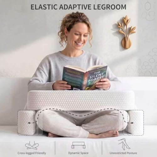 Septsun Foldable Lap Desk Pillow - Armrest, Laptop Cushion for Couch & Bed
