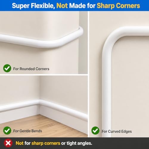 Cord Hider Raceway Kit for 2-3 Cable, 196" Silicone TV Cable Hider for Wall