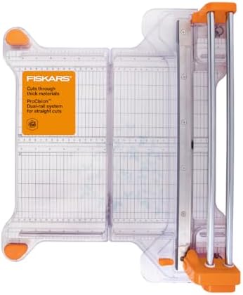 Fiskars ProCision Folding Rotary Bypass Paper Cutter, 12" Cut Length