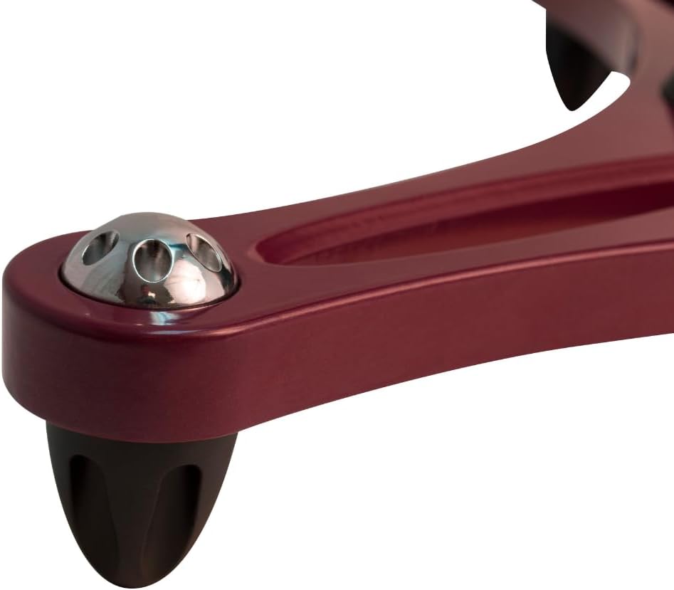 Ultimate Support MS-90-36 MS Series 36" Column Monitor Stands- Black/Red