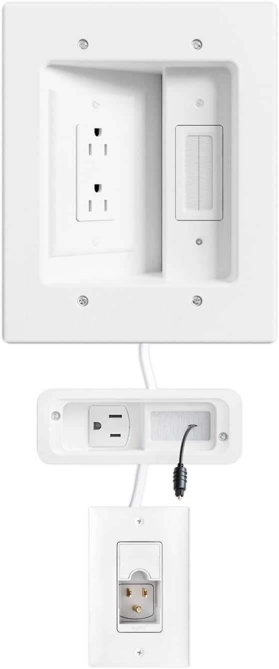 SANUS in-Wall Cable Management Kit for TV & Soundbar