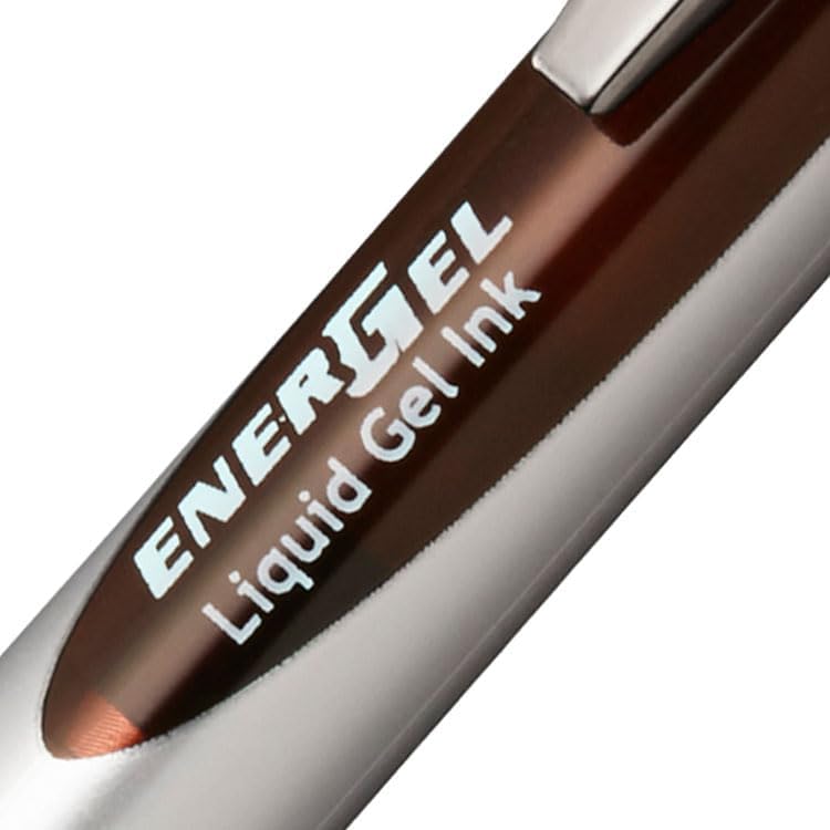 Pentel EnerGel RTX Retractable Liquid Gel Pen, (0.7mm) Metal Tip, Medium Line...