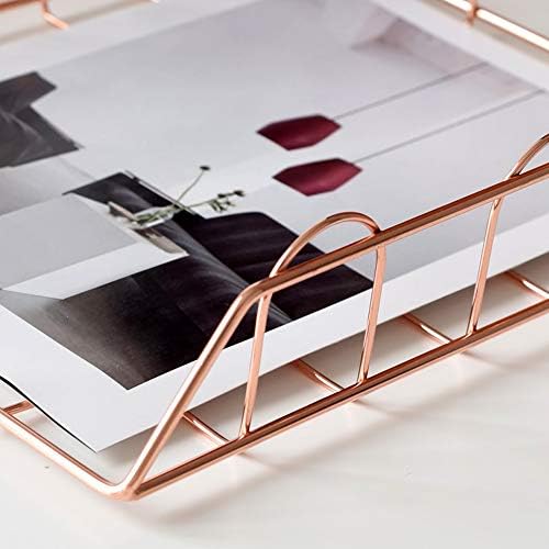 Rose 4-Tier Stackable Paper Tray Desk Organizer