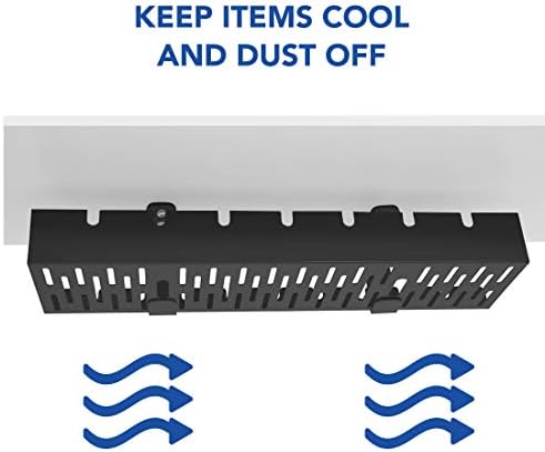 FLEXISPOT Under Desk Cable Management Tray, Metal Raceway Wires Cable Tidy Or...