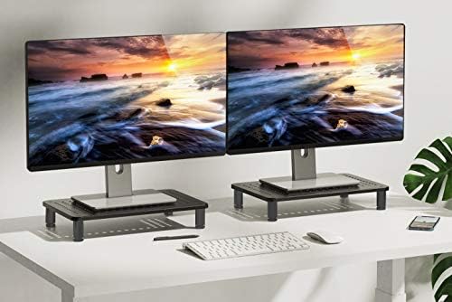 Husky Mounts Monitor Riser Laptop Stand, Adjustable Legs, Stackable, 14.5 x 9...