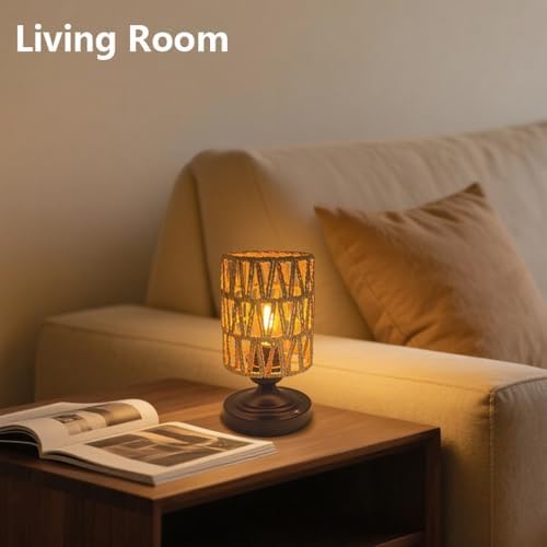 Set of 2 Cordless Rechargeable Table Lamps Night Light Desk Lamp