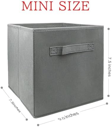 EBIGIC storage bins collapsible storage bins,cube storage organizer (Pack of ...