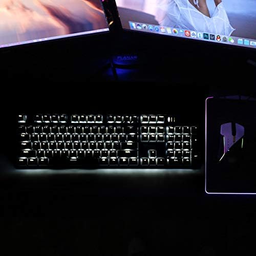 Merdia 104 Keys Full Size Mechanical PC Gaming Keyboard | Hot Swappable LED B...