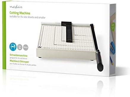 Nedis PACU110A4 Paper Cutting Guillotine Machine | A4 Size | Metal Blade