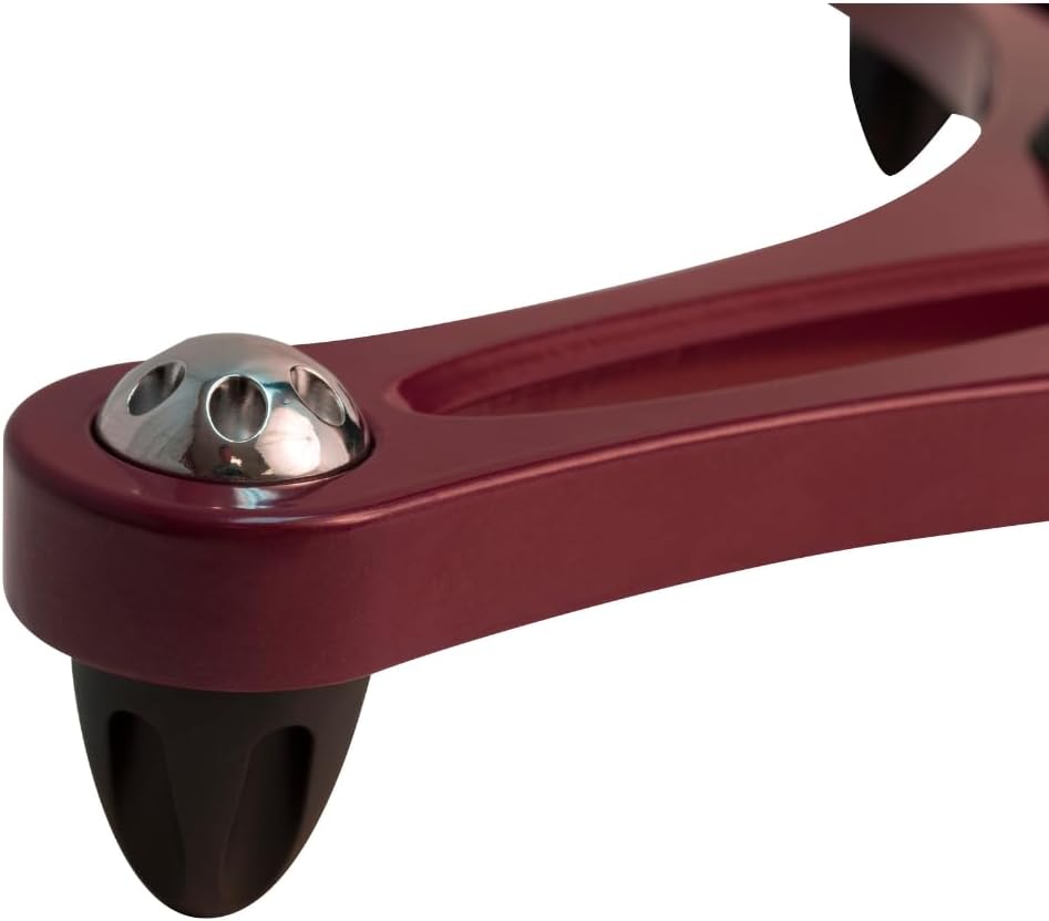 Ultimate Support MS-90-45 MS Series 45" Column Monitor Stands- Black/Red