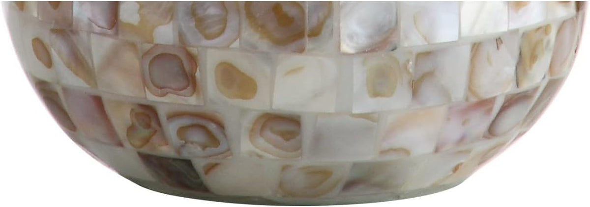 JONATHAN Y Mona Coastal Mini LED Table Lamp 20.5" Bedside, Seashell