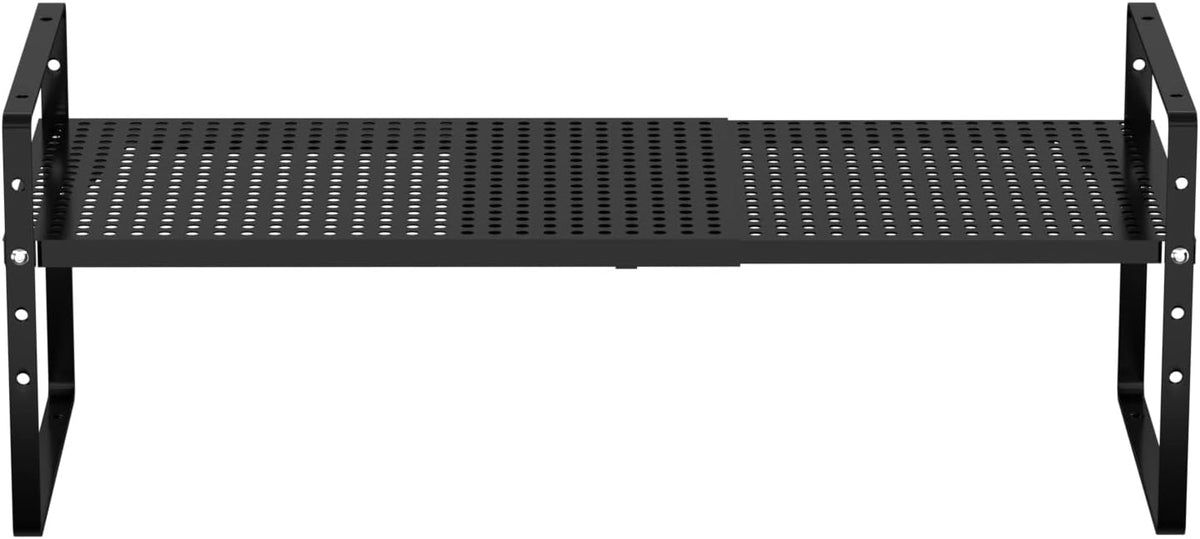 iPEGTOP Large Expandable Cabinet Storage Shelf Organizer Rack, Heavy Duty Sta...